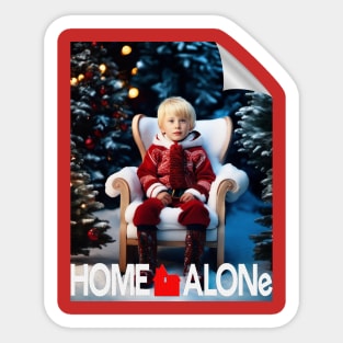 home alone merry christmas new version poster style Sticker